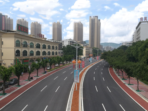 江門市白沙大道西路面大修工程